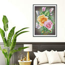 5D DIY Special Shaped Diamond Painting Flower Cross Stitch Mosaic Kit Decor