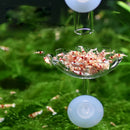 2 Pieces Fish & Aquatic Pets Aquarium Tank Shrimp Feeding Bowl Feeders Tray