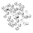20 Pieces Stainless Steel Charms Metal Loose Spacers Beads 0.16 x 0.19 inch