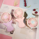 Outdoor Folding Fan Handheld Charging Fan Cute Cartoon Fan Mini Portable FanW9V5