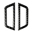 2pcs/set Roof AC Air Vent Covers Carbon Fiber Trim Stickers for BMW E46 98-05