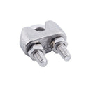 4pcs Stainless Steel Cable Clip Saddle Clamp for 5/32 inch 4mm Wire Ropes T7Z3