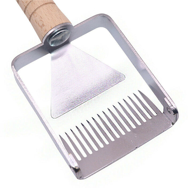 2 Pcs/Lot 2 in 1 Cut Honey Fork Scraper Beekeeper Apiary Beekeeping Tools M