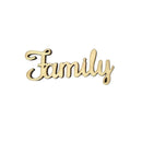 46x Wooden Family Love Wooden Cutout DIY Wooden Pieces Wedding Decoration
