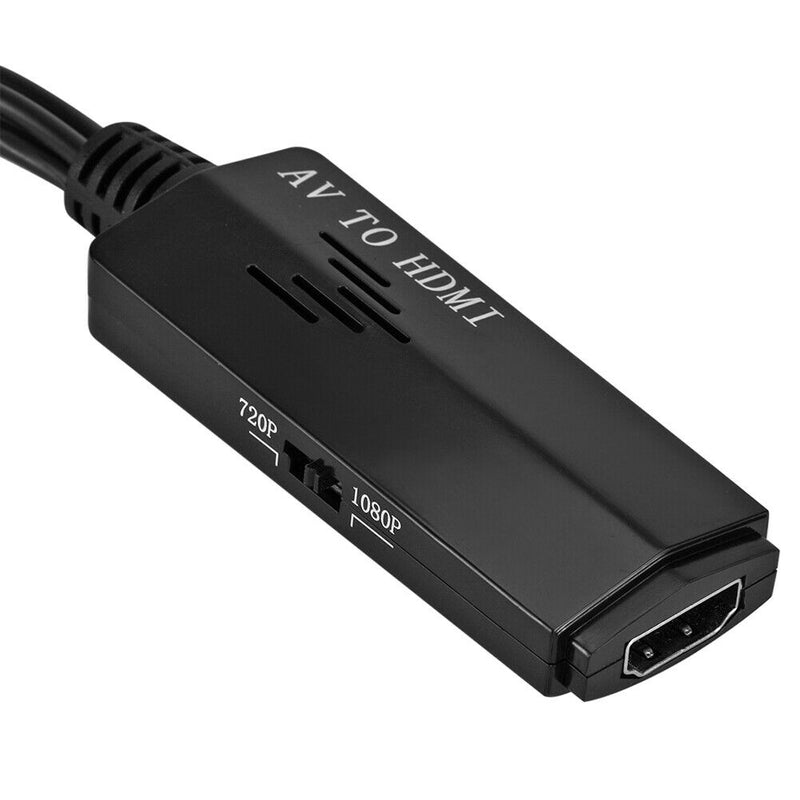 Home Adapter Support 1080p AV TO HDMI Converter Signal Audio Video Accessories
