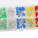 300PCS 3mm & 5mm LED Assorted Kit Super Bright Light Emitting Diodes 5Colors