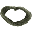 Winter Women Knit Bohemia Weaving Cross Headband Handmade Hairband Head wra