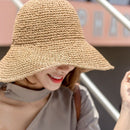 Fashion Lady Straw Hat Women Summer Sun Visor Sunhat Floppy Bucket Cap Fema