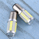 two  x  High  power  S25  BAY15D  1157  33SMD  brake  lights