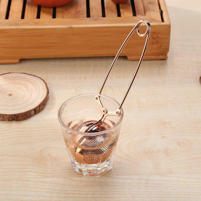 Reusable Stainless Steel Tea Strainer Infuser Tea Ball Filter with Handle