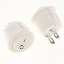 24 x 20mm Car Round Green LED Light Rocker Toggle Switch 6A/125V Board Sales