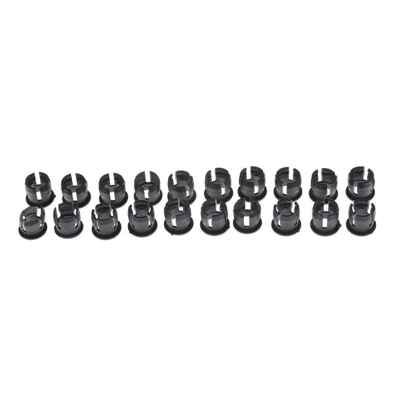 20PCS 5mm Black Plastic LED Holder Case Clip Display Panel s Ew