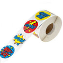 500pcs/roll Reward Words For Kids Funny Portable Motivational Stickers Removable