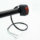 7/8" 22mm Twist Throttle Accelerator Handle Grips Cable Set Mini Bike ATV Quad