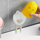 Cute Chicken Toothbrush Holder Rinse Cup Set Couple Brush Teeth Cup Wall To F4H2