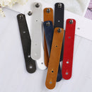 8pcs/set leather earphone winder cable cord organizer holder for mobile phone FT
