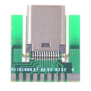DIY 24pin usb 3.1 type c female plug socket connector smt type with pc board B3C