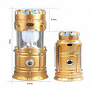 LED Solar Outdoor Camping Fishing Tent Lamp Portable Light Lantern Torch wi