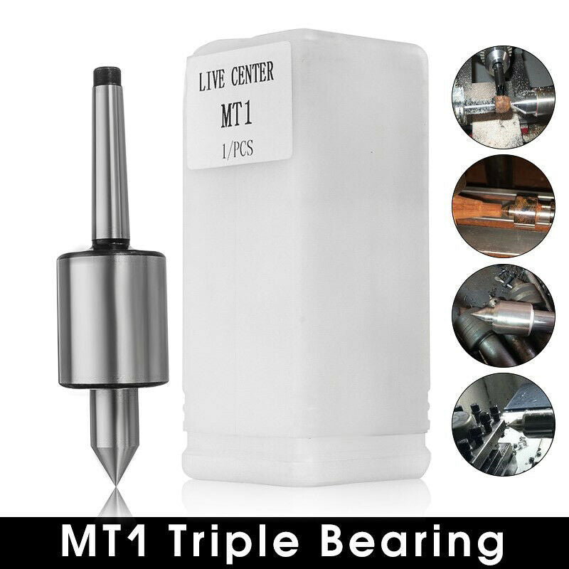 Mt1 Precision Rotary Live Center Taper Triple Bearing Lathe Medium Duty For E8O9