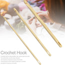3pcs Sewing DIY Craft Practical 4mm 6mm 8mm Loom Tool Crochet Hook Wooden Handle