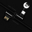 USB Type C to USB 3.0 Cable Fast Charge, Double 90-Degree Interface Double