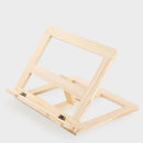 Portable Wooden Tablet Foldable Adjustable Reading Rest Bookshelf for iPad Book