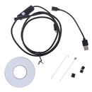 1M Length USB Endoscope Waterproof 7mm 6 LED Camera Inspection for Android OZ