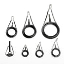 7pcs Double Leg Fishing Rod Guide 5mm, 6.8mm, 8mm, 11mm, 13.7mm, 18mm
