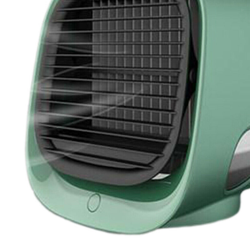 Personal Portable Air Cooler Fan Indoor Air Conditioner Humidifier Green