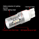 1x 6000K White 7443 High Power 80W Tail Brake Standby Reverse LED Light Hot ETG