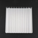 100x100x18mm Aluminum Heatsink For Computer, IC, Power Electric Device, LED
