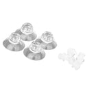 4pcs 25mm Diameter High Transparent Suction Cup Holder Sucker / Heart-shaped