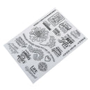 happy birthday transparent clear silicone stamp for diy scrapbooking photo deco`