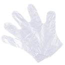 200pcs Disposable Gloves PE Plastic Film Fingers Clean Gloves Hair Dye Glo-OZ