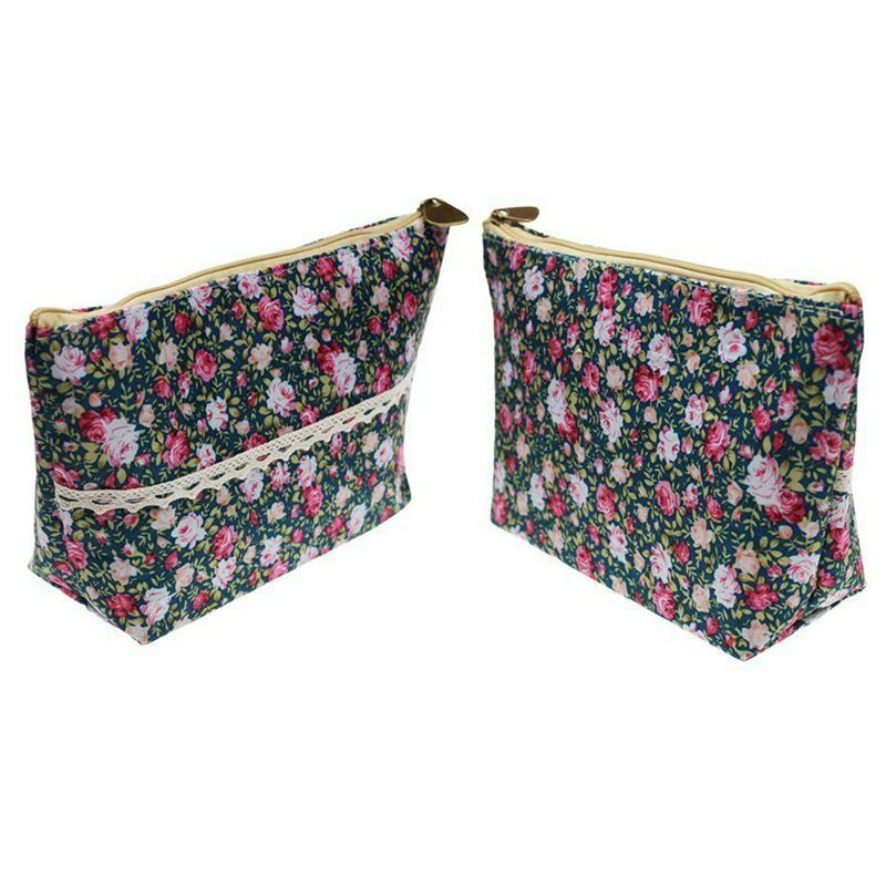 4 Pieces Assorted Large Capacity Flower Floral Pen Holder Stationery Pencil E6E7