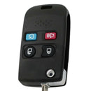 Flip Key Shell+Key Blank Refit Remote Key Fob 4 Button Fit for Ford Mercury