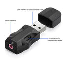 Mini Bluetooth Adapter 5.0 Wireless Transmitter&Receiver 3.5mm AUX Jack for