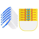 10Pcs Adjustable Full Face Shield Protection Face Cover Visor Cap No Fog