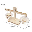 DIY Montessori Educational Wooden Balancing Scale Math Game Learning Toys B K0Z0