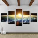 Modern Wall Hanging Canvas Picture Art Print Painting Home Decor Sunrise-S