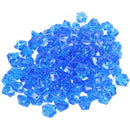 150 Pcs Blue Plastic Irregular Crystal Stone Fish Tank Ornament
