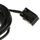 Black 12Pin to 3.5MM Male AUX Audio Adapter Cable 150CM For BMW E85 E83 E86 Mini