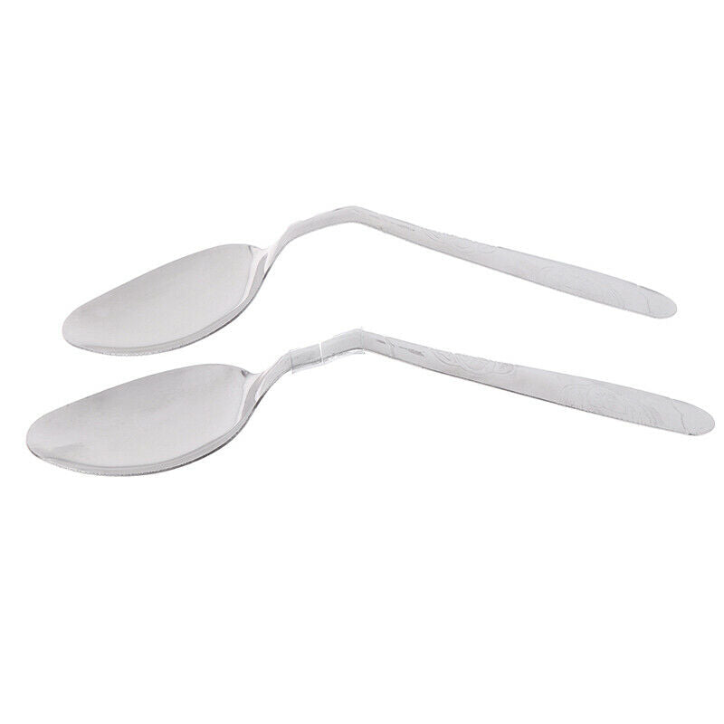 1Pair Magic Tricks Mind Bend Spoon Bending Gimmick Close-Up Prop toysME