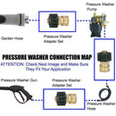 14/15mm Female M22 3/8'' Male Plug Quick Release Connector For Pressure Washer