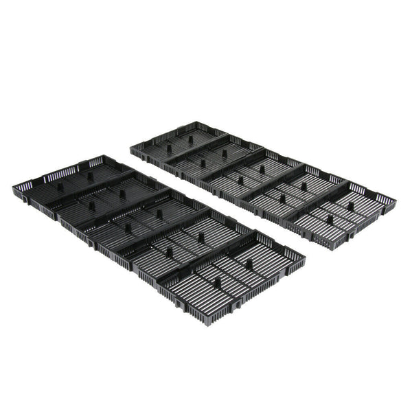 30 Pcs Grid Divider Tray Aquarium Fish Tank Filter Bottom Isolation Board