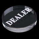 Acrylic Round Professional Poker Dealer Buttons for Casino Card Games 56mm