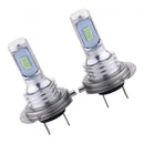 2 Pcs H7 LED Headlight Car 35W 8000K Replace Hi/Lo Beam Bulb