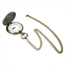 Bronze Motorcycle Emboss Cover Necklace Pendant Pocket Watch Gift C6N1