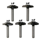 1/4Inch Shank Finger Glue Joint Router Bit with 43mm Total Length 8.5x10mm