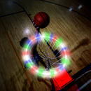 LED Basketball Hoop Rim Light for Kids Solar Night Shooting Accessories